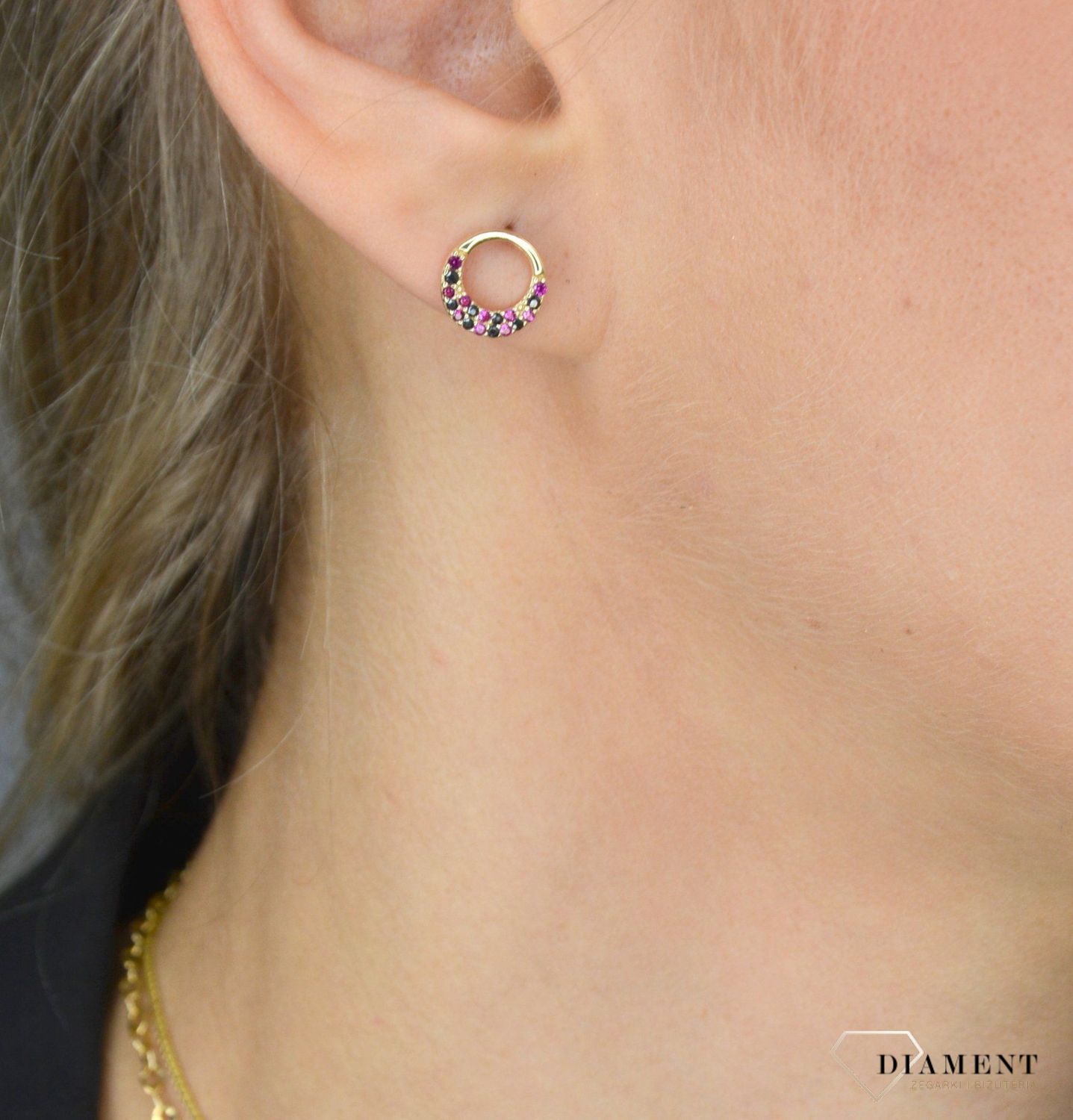 Kolczyki złote 333 obrączki z cyrkoniami.jpg